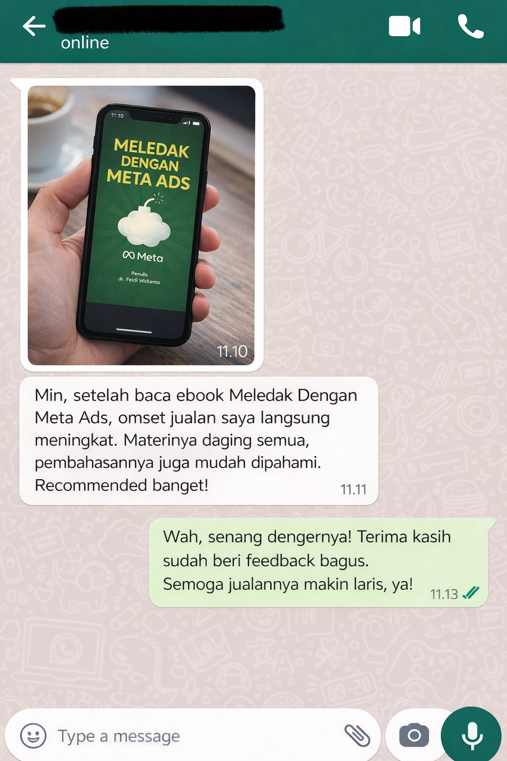Testimoni WhatsApp 6